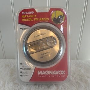 Magnavox Gold Portable MP3-CD Player with FM Radio